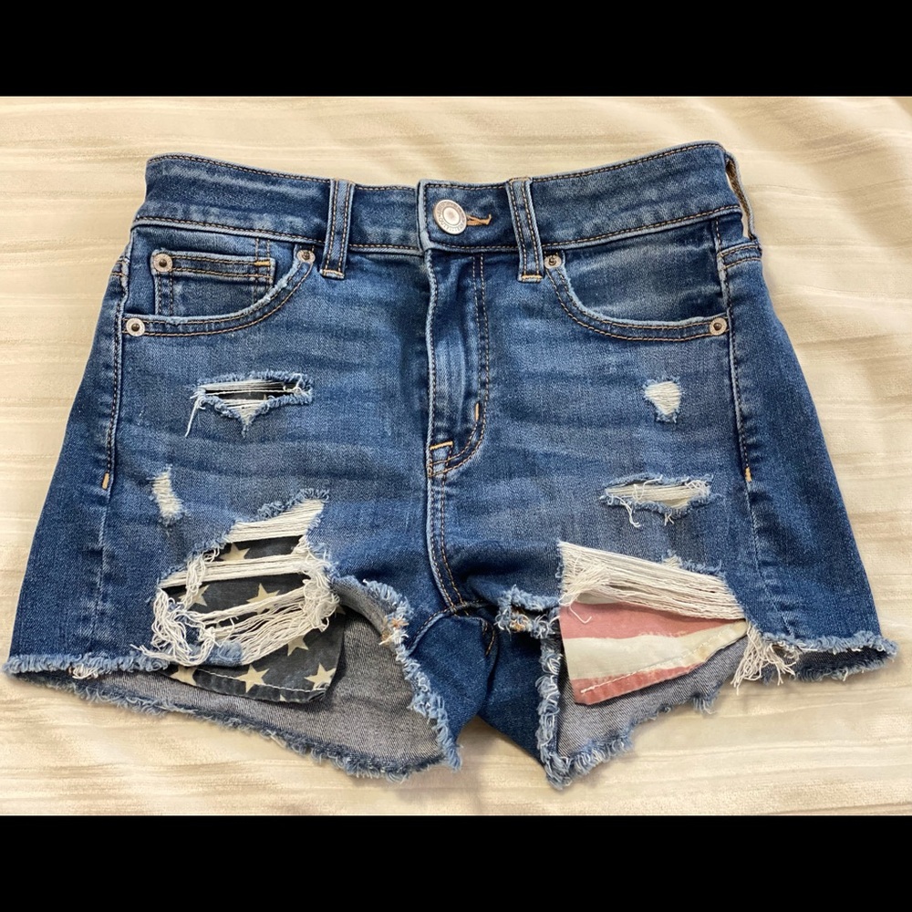 The American girl jean shorts!
